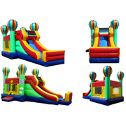 inflatable sports bouncer combo